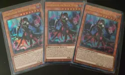 3x Diabellstar the Black Witch Limited World Championship Playset 25LP-EN001 LP - Image 1
