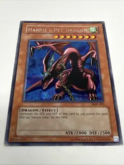 Yu-Gi-Oh! TCG - Harpie's Pet Dragon FMR-002- Moderate to heavy play - Image 1