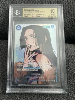 2023 One Piece Kingdoms Of Intrigue Boa Hancock Sp BGS 10 English OP01-078 OP04 - Image 1