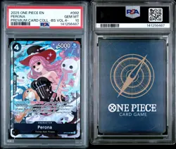2025 ONE PIECE PREMIUM COLLECTION BEST SELECTION VOL.4 #092 PERONA PSA 10 - Image 3