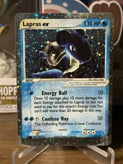 Pokemon TCG Lapras EX Holo Ultra Rare Card Ruby and Sapphire 99/109 NM 💎 - Image 1