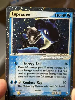 Pokemon TCG Lapras EX Holo Ultra Rare Card Ruby and Sapphire 99/109 NM 💎 - Image 4