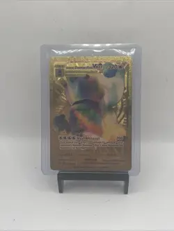 Gold Foil Custom Display Rainbow Galarian Darmanitan Vmax Card 320hp Near Mint - Image 1