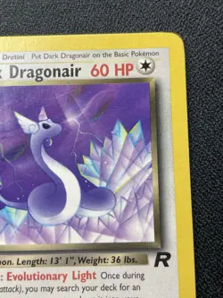 Pokemon Dark Dragonair 33/82 Team Rocket WOTC TCG Vintage 1999 Uncommon Card LP - Image 3