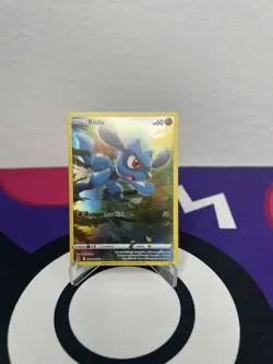 Pokemon TCG Riolu Crown Zenith Galarian Gallery Holo Ultra Rare Card GG26/GG70 - Image 1