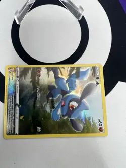 Pokemon TCG Riolu Crown Zenith Galarian Gallery Holo Ultra Rare Card GG26/GG70 - Image 2