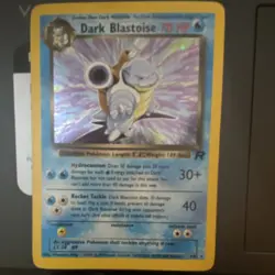 Pokemon Dark Blastoise 3/82 Team Rocket Rare 70 HP Card 2000 - Image 1
