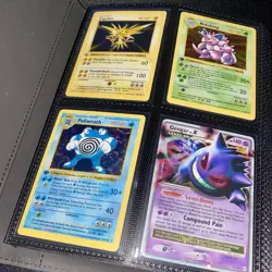 Binder Full 160 Pokemon Cards Vintage HOLO 1st Edition Collection Lot Charizard - Image 1