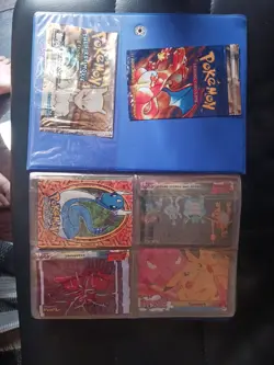 Vintage 1999 Pokemon Snap Binder Blue Charmander, Topps Movie Cards - Image 2