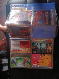 Vintage 1999 Pokemon Snap Binder Blue Charmander, Topps Movie Cards - Image 4