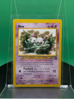 Mew 47 Black Star Promo June 2002 English Pokemon League Card WoTC - Image 5