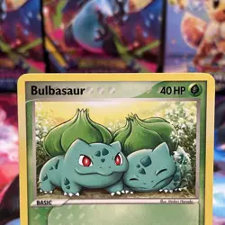 Bulbasaur 12/17 2005 POP Series 2 Tournament Promo Pokemon TCG Card LP - Image 2