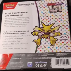 Pokemon Alakazam ex Collection Box Scarlet & Violet 151 3 Cards 4 Packs - Image 2