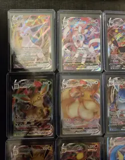 Eeveelution Vmax 9 Card Complete Set Pokemon Evolving Skies NM Umbreon Eevee - Image 2