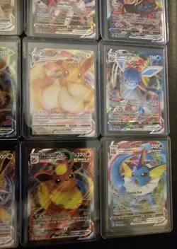 Eeveelution Vmax 9 Card Complete Set Pokemon Evolving Skies NM Umbreon Eevee - Image 4