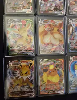 Eeveelution Vmax 9 Card Complete Set Pokemon Evolving Skies NM Umbreon Eevee - Image 5