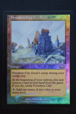 Magic The Gathering MTG FORSAKEN CITY FOIL Planeshift LP Lightly Played - Image 1