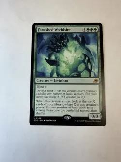 Famished Worldsire NM Edge of Eternities Magic The Gathering Mtg Near Mint - Image 1