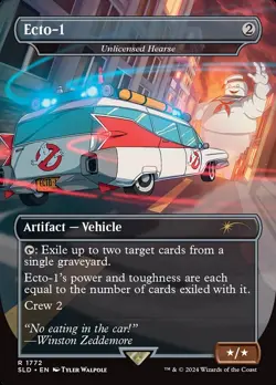 Unlicensed Hearse- Secret Lair Drop Borderless Regular MTG-NM - Image 1