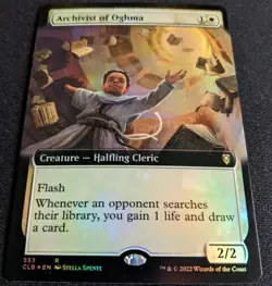Archivist of Oghma – FOIL – Commander Legends CLB – Near Mint – MTG - Image 1