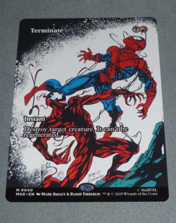 Terminate (Borderless) Marvel Spider-Man Magic The Gathering Mythic - Image 1