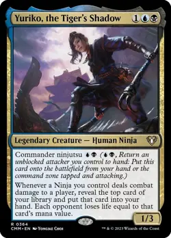Yuriko, the Tiger's Shadow: MtG Magic the Gathering Commander Masters Rare - Image 1