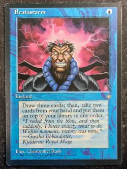 Brainstorm - Ice Age (MTG) - Image 1