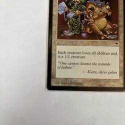 Humility 1997 Magic the Gathering Tempest MtG Rare White Enchantment - Image 3