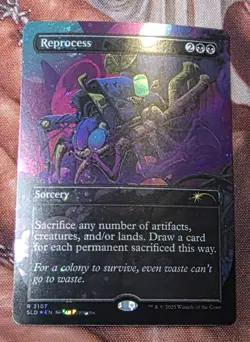 1x GALAXY FOIL Reprocess MTG SLD Secret Lair NM - Image 1