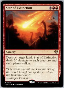 Star of Extinction 259 R FOIL Commander Masters Magic the Gathering MTG LP - Image 1