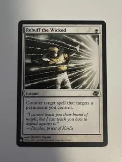 Rebuff the Wicked The List Reprints Non-Foil MTG NM - Image 1