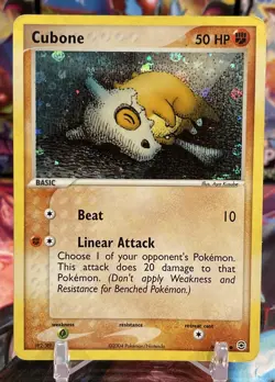 Pokemon Cubone FireRed & LeafGreen 60/112 Reverse Holo MP - Image 1