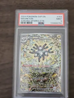 2024 POKEMON SVP EN-SV BLACK STAR PROMO #159 MAGNETON PSA 9 - Image 1