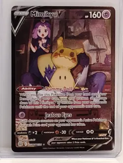 Pokemon TCG Mimikyu V TG16/TG30 Brilliant Stars Ultra Rare Full Art Holo HP160 - Image 1