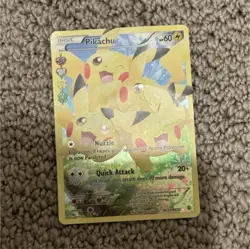Pokemon Pikachu Full Art Holo Promo Basic Generations Radiant RC29/RC32 Card - Image 1