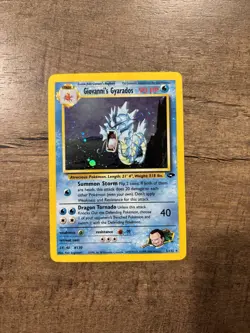 Pokemon TCG Giovanni's Gyarados Gym Challenge Holo Card 5/132 LP - Image 1