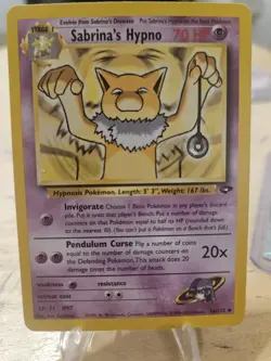 Sabrina's Hypno 56/132 Gym Challenge Uncommon Pokemon TCG Mint! - Image 1