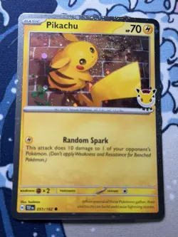 Pikachu 051/162 Pokemon Day 2026 30th Anniversary Stamped Promo Pokemon NM - Image 1