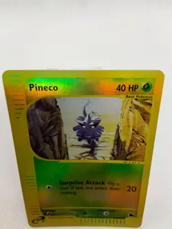 Pineco, 85/144, Reverse Holo Card, Skyridge Set, e-series, WOTC, 2003 Pokemon - Image 3