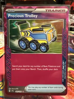 Precious Trolley 185/191 Surging Sparks ACE SPEC Rare Pokemon TCG SV - Image 1