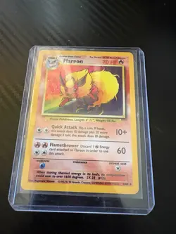 Pokemon Tcg Flareon Holo Jungle Excellent Condition Lightly Played Vintage 1999 - Image 3