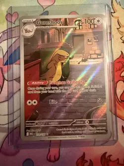 Gumshoos 153/132 Full Art Holo Illustration Rare Mega Evolution Pokemon 2025 - Image 1