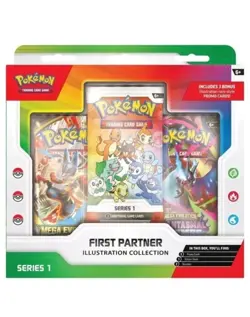 Pokemon TCG First Partner Illustration Collection Series 1 New Sealed Ships 3/20 - Image 1