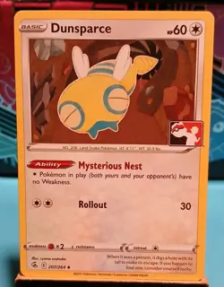 Dunsparce 207/264 Non Holo Prize Pack Series Pokemon Play! Mint Condition - Image 1