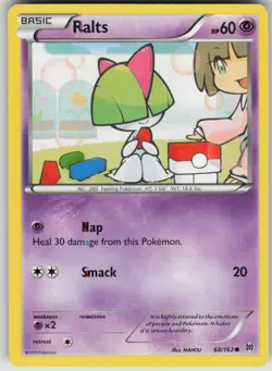 Pokemon TCG Ralts (68) Common XY - BREAKthrough 68/162 - Image 1