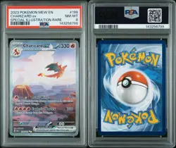 PSA 8 199/165 Pokemon Charizard ex Special Illustration Rare 2023 - Image 3