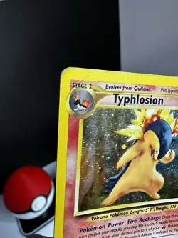 Typhlosion Holo Rare 17/111 Pokemon Neo Genesis Unlimited English WOTC - Image 2