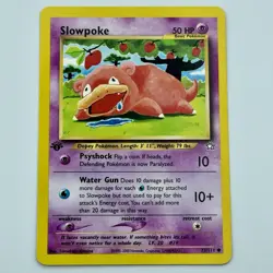 Vintage Pokemon Neo Genesis Slowpoke 73/111 1st Edition Near Mint WOTC - Image 1