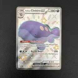 Pokemon TCG Paldean Clodsire ex Paldean Fates 219/091 Shiny Ultra Rare Holo - NM - Image 1