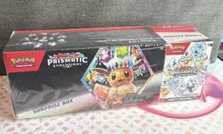 Pokemon Prismatic Evolutions Booster Bundle And Eevee Surprise Box Sealed - Image 1